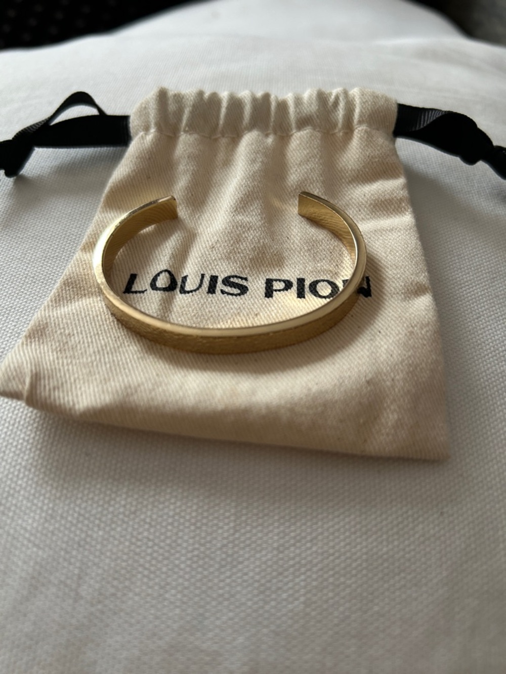 Gold Open Cuff Bracelet by